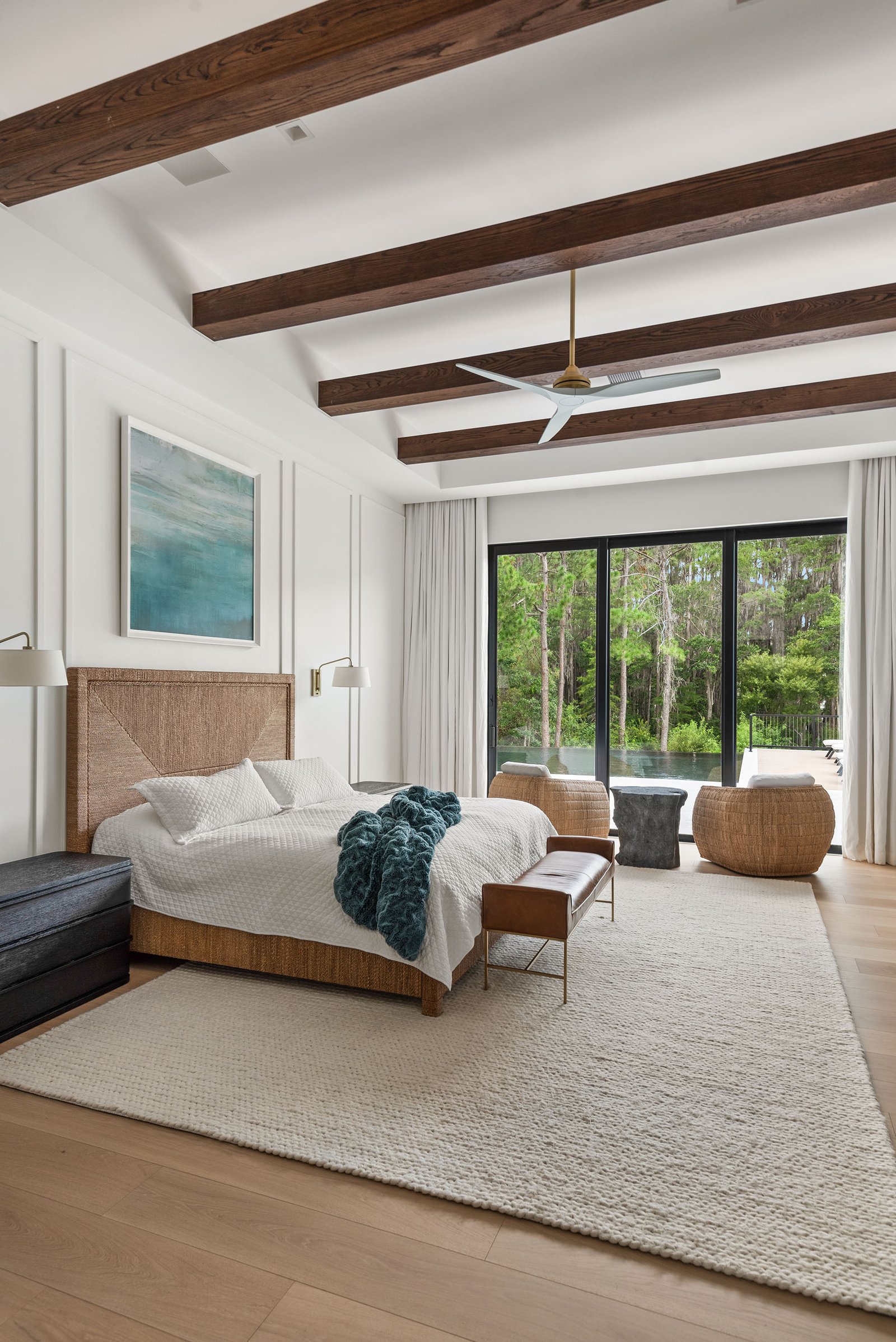 Interior detailing in a custom built luxury home in Windermere